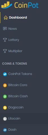 کسب ارزهای دیجیتال با سایت coinpot