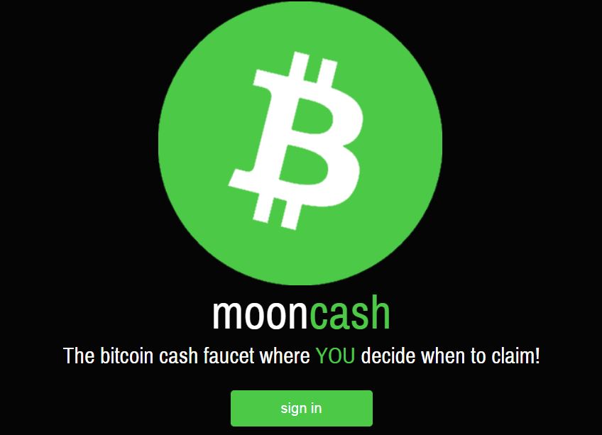 کسب بیت کوین کش با سایت moon cash