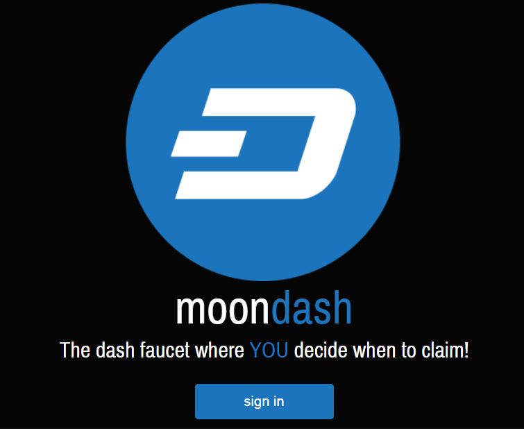 کسب ارز داش کوین با سایت moon dash